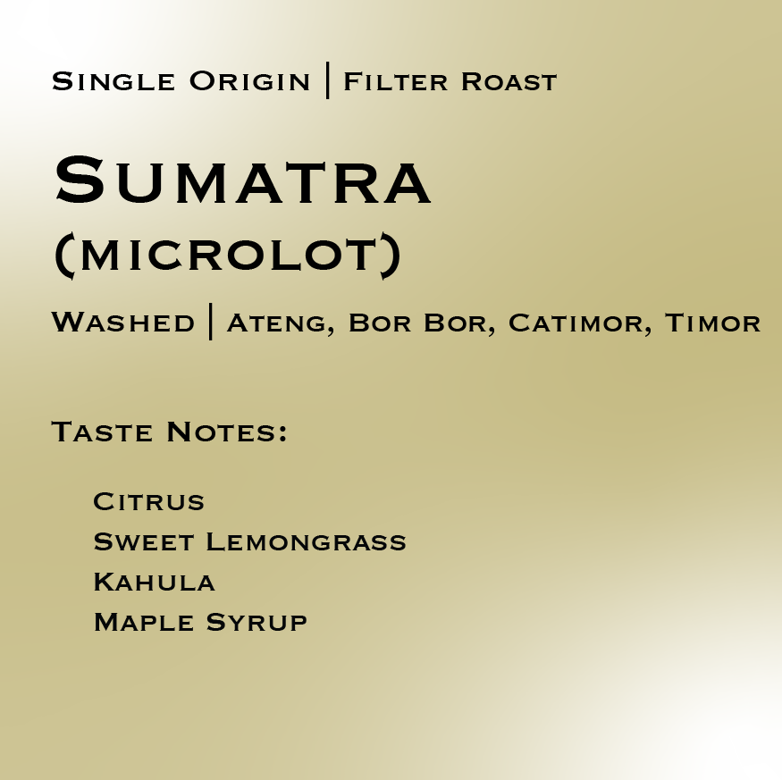 SUMATRA | Putra Gayo Mill | Microlot