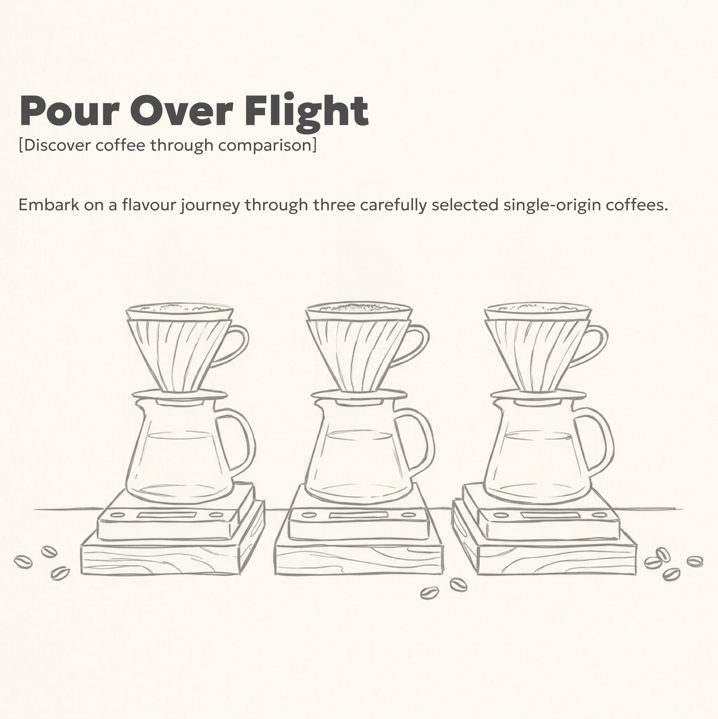 Pour Over Flight - Coffee Tasting Experience